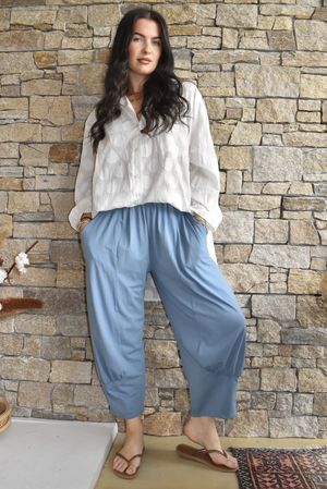 Jo Jo Quirky Classic Barrel Pant Denim